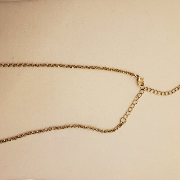 Costume Jewelry hexagon Jade green earrings necklace set hexagon George - Picture 7 of 8